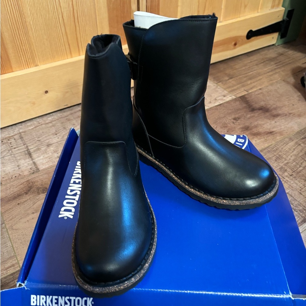 Birkenstock Black Leather Boots
